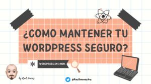 wordpress mantener seguro